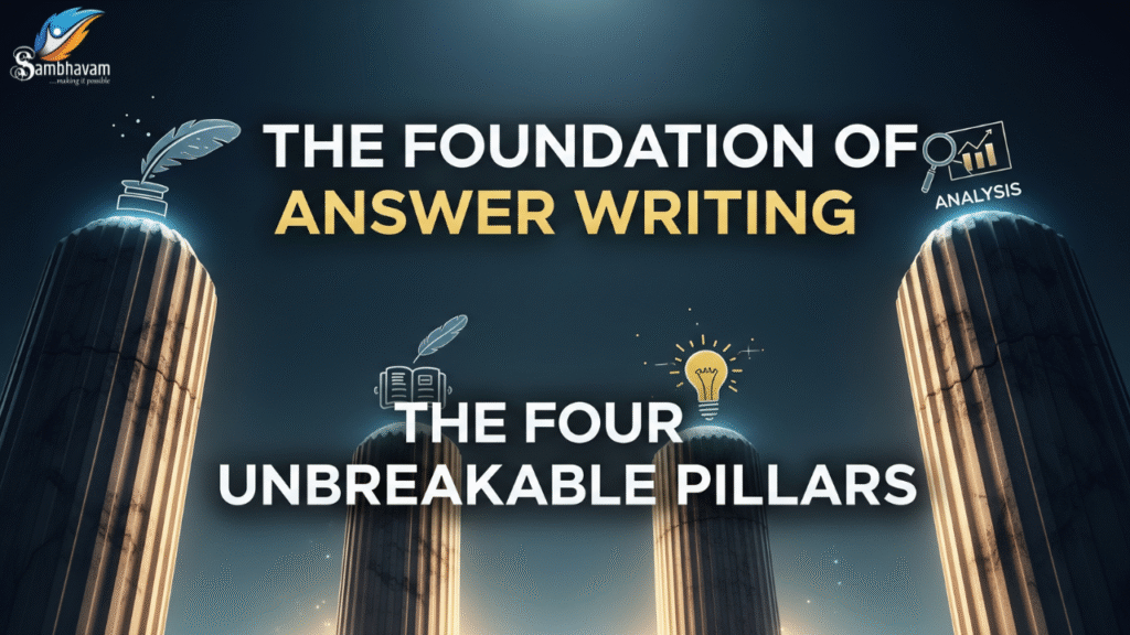 The Foundation of Answer Writing – The Four Unbreakable Pillars by Sambhavam IAS