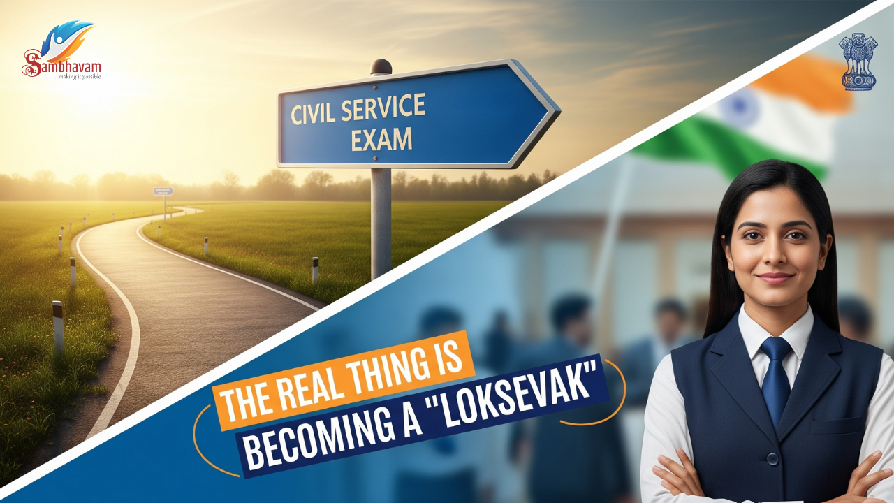 Civil Service Exam is the Path. The Real Thing is Becoming a 'Loksevak'. by Pankaj Shukla Sir